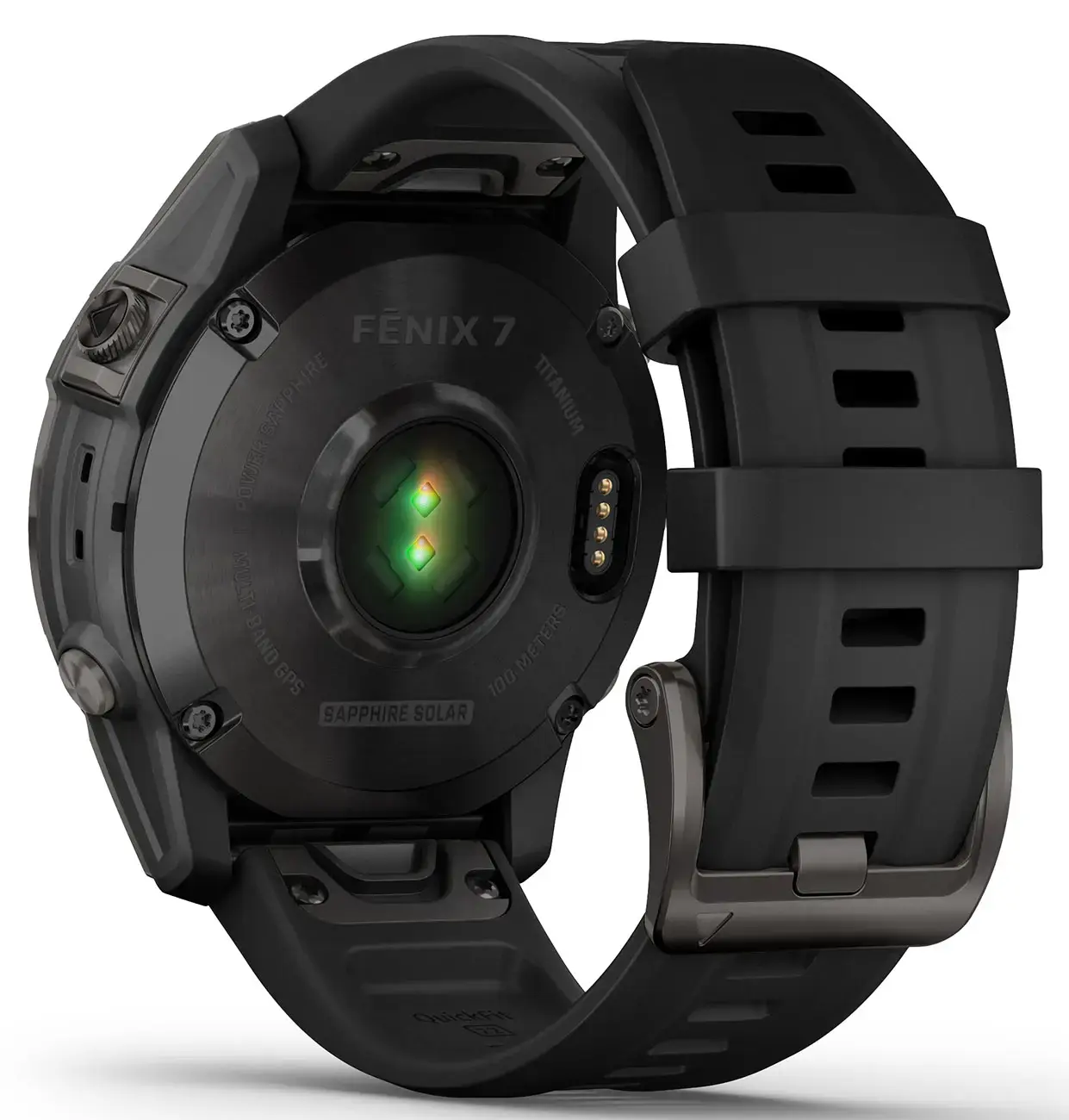 Смарт-часы Garmin Fenix 7 Sapphire Solar Carbon Gray DLC Titanium with Black Band (010-02540-20/21)