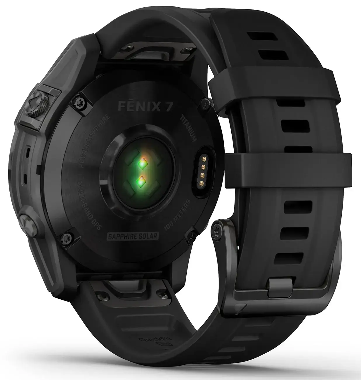 Смарт-часы Garmin Fenix 7 Sapphire Solar Black DLC Titanium with Black Band (010-02540-34/35)