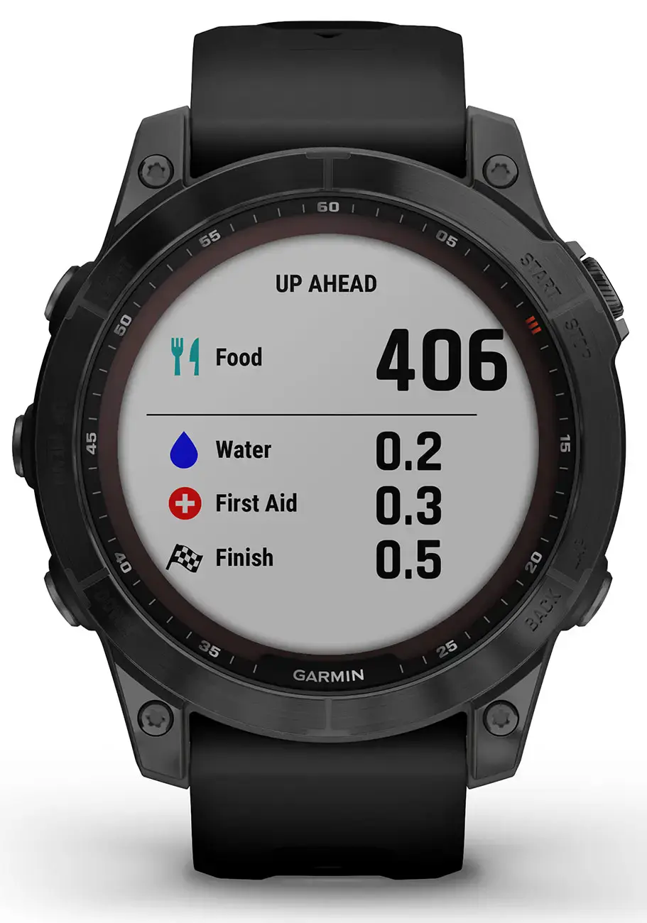 Смарт-часы Garmin Fenix 7 Sapphire Solar Black DLC Titanium with Black Band (010-02540-34/35)