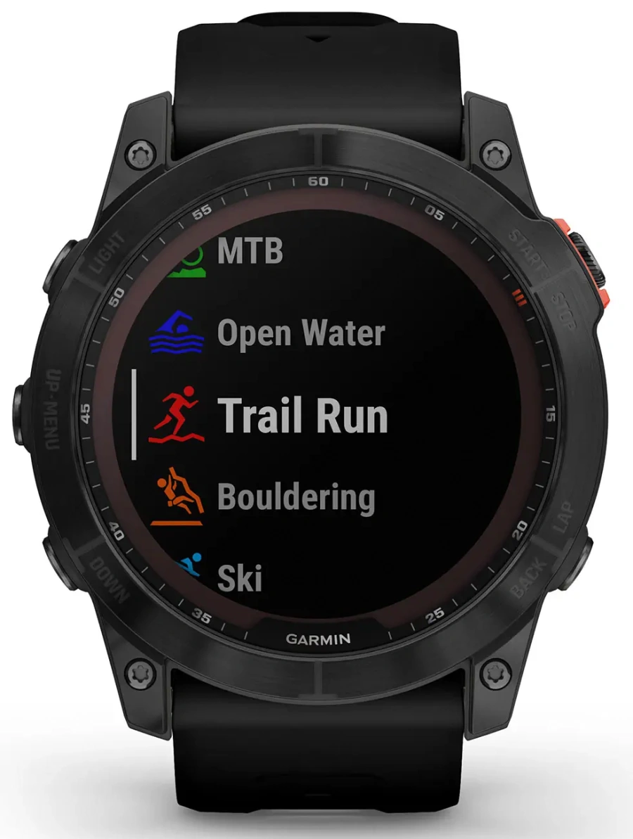 Смарт-годинник Garmin Fenix 7X Solar Slate Gray with Black Band (010-02541-00/01)