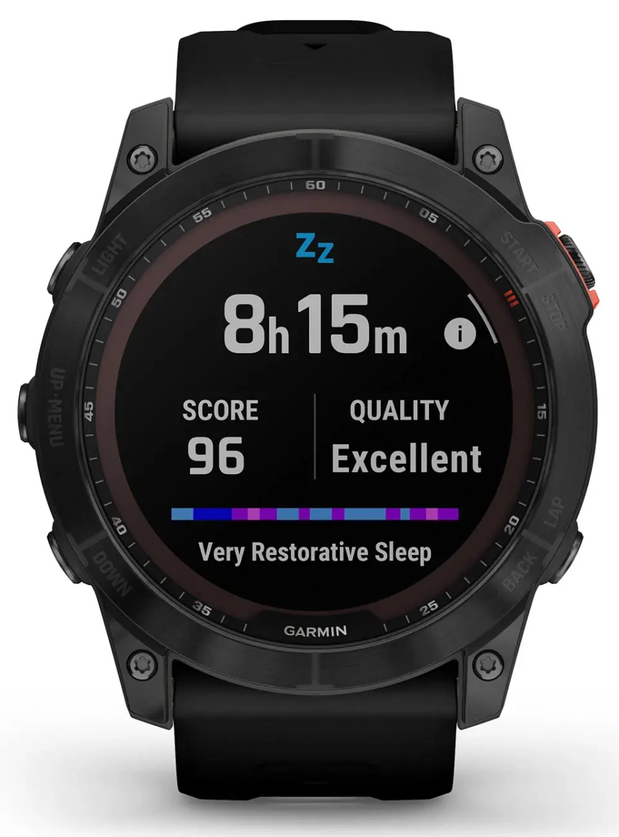 Смарт-годинник Garmin Fenix 7X Solar Slate Gray with Black Band (010-02541-00/01)