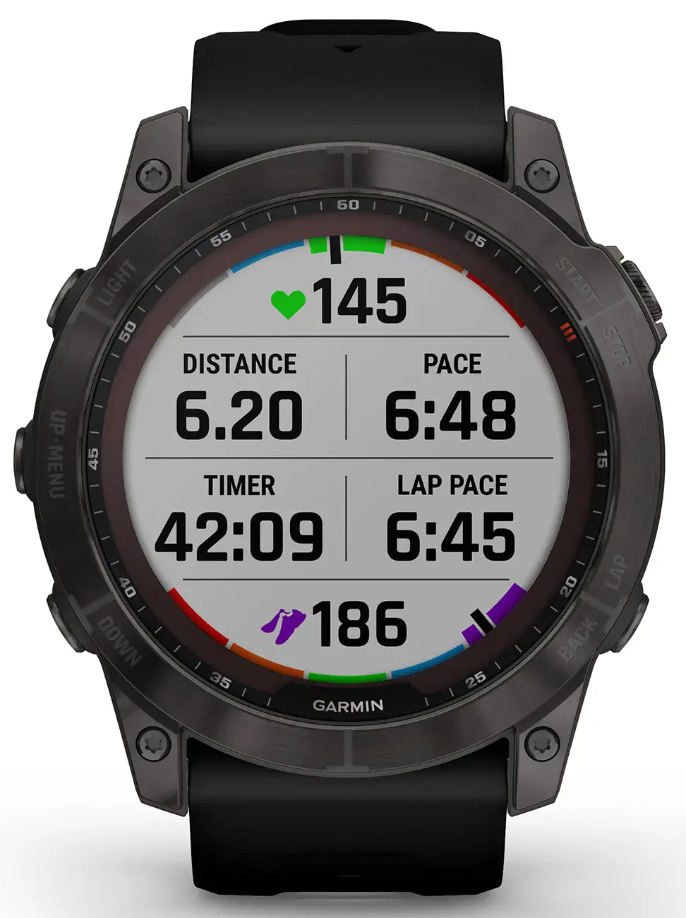 Смарт-годинник Garmin Fenix 7X Sapphire Solar Carbon Gray DLC Titanium with Black Band (010-02541-10/11)