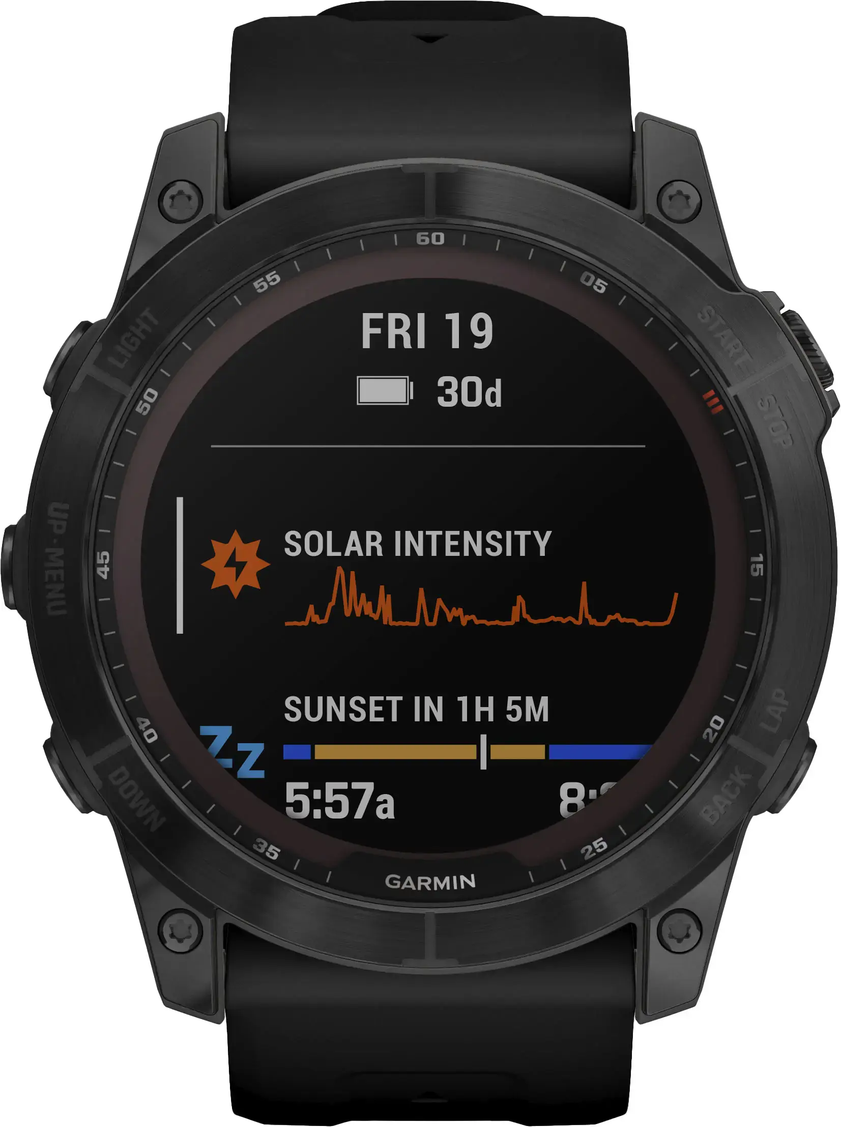 Смарт-годинник Garmin Fenix 7X Sapphire Solar Black DLC Titanium with Black Band (010-02541-22/23)