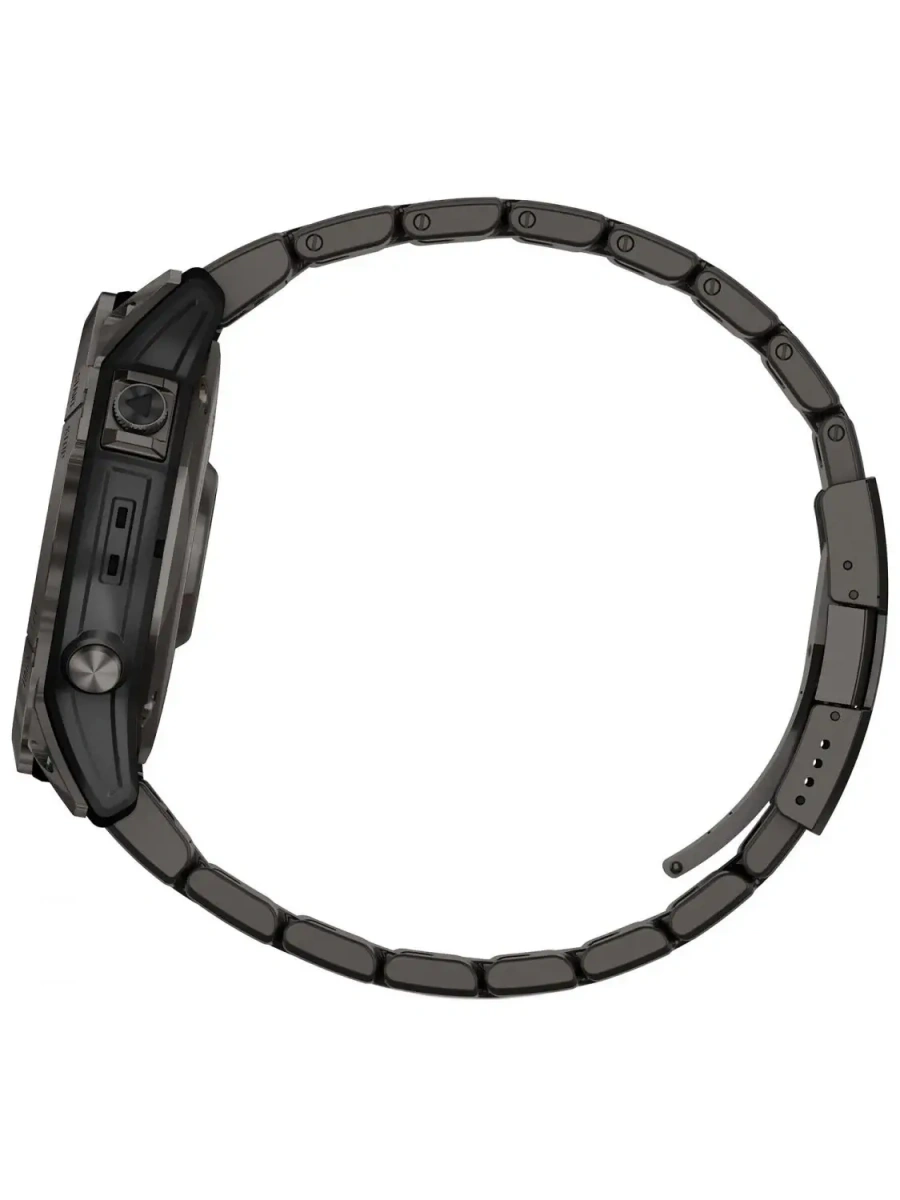Смарт-годинник Garmin Fenix 7X Sapphire Solar Carbon Grey DLC Titanium with Carbon Grey DLC Vented Titanium Band (010-02541-27)