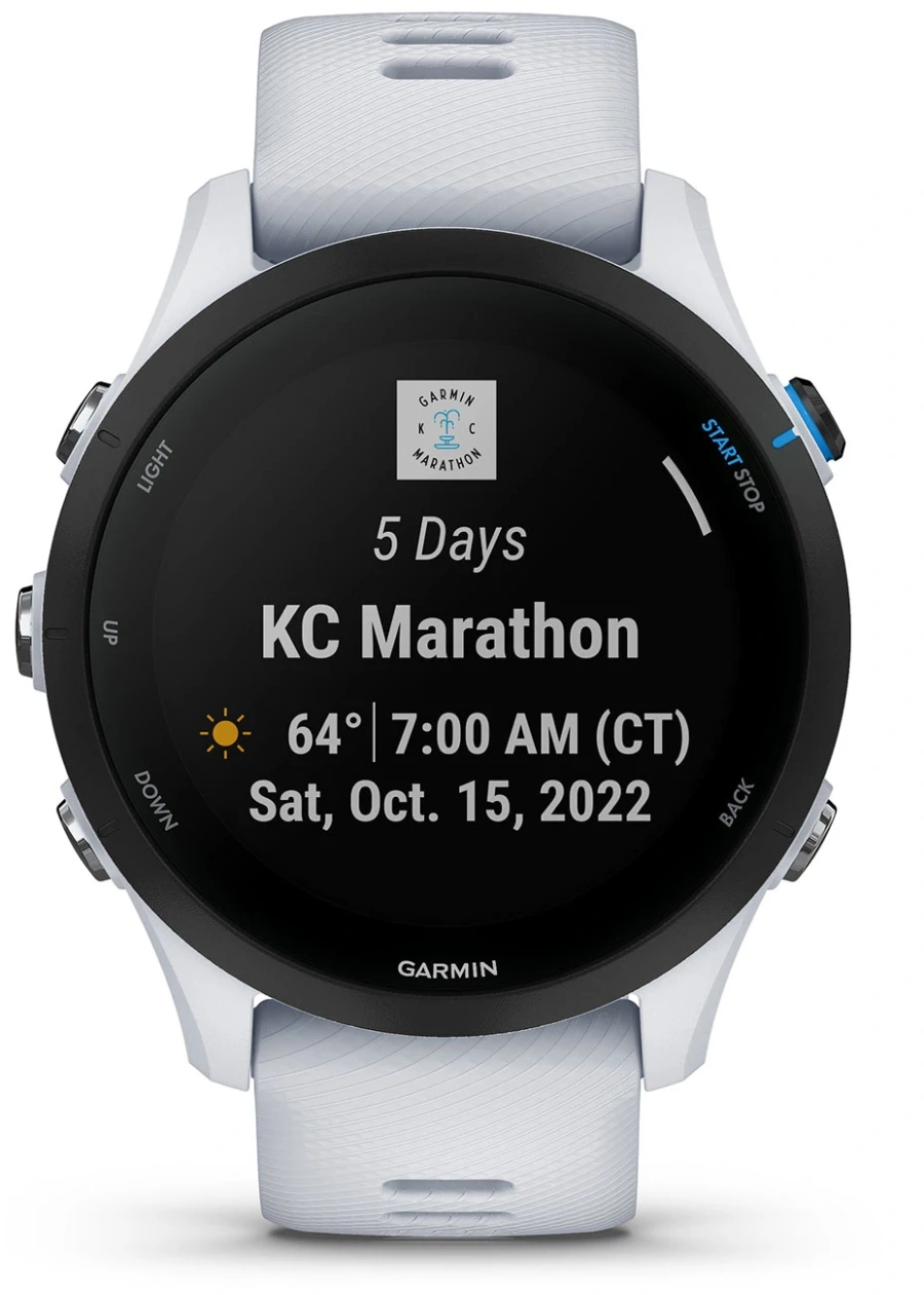 Смарт-годинник Garmin Forerunner 255 Music Whitestone (010-02641-21/31)
