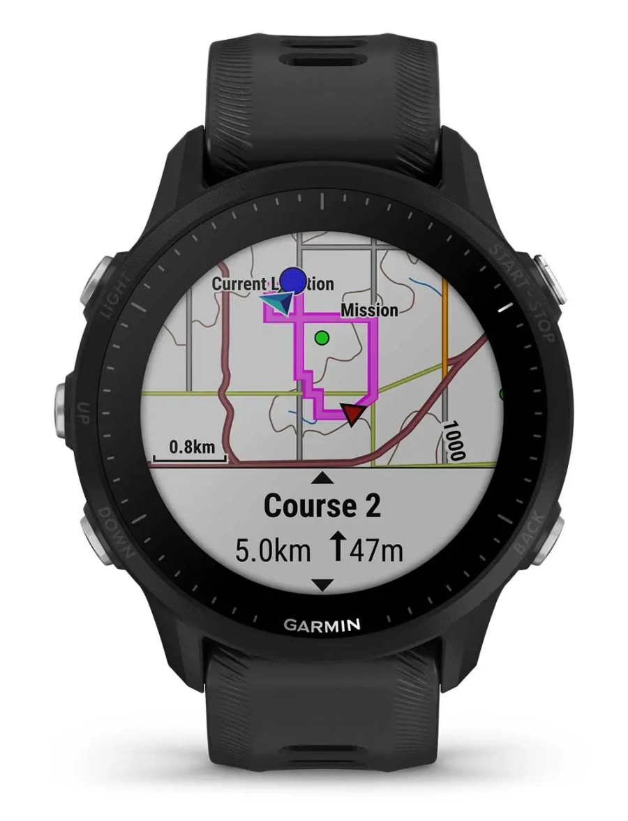 Смарт-годинник Garmin Forerunner 955 Black (010-02638-10/30)