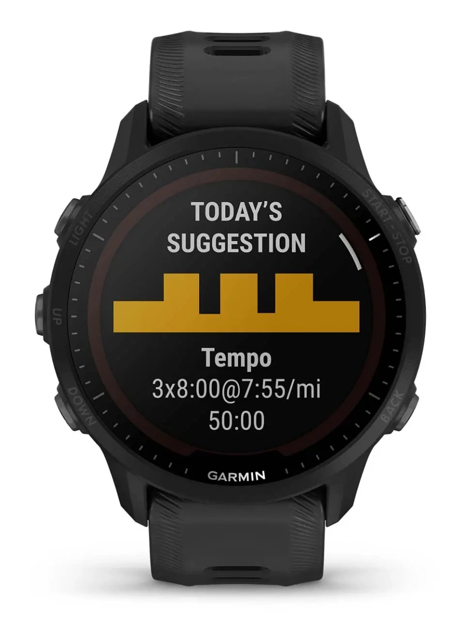 Смарт-годинник Garmin Forerunner 955 Solar Black (010-02638-00/20)