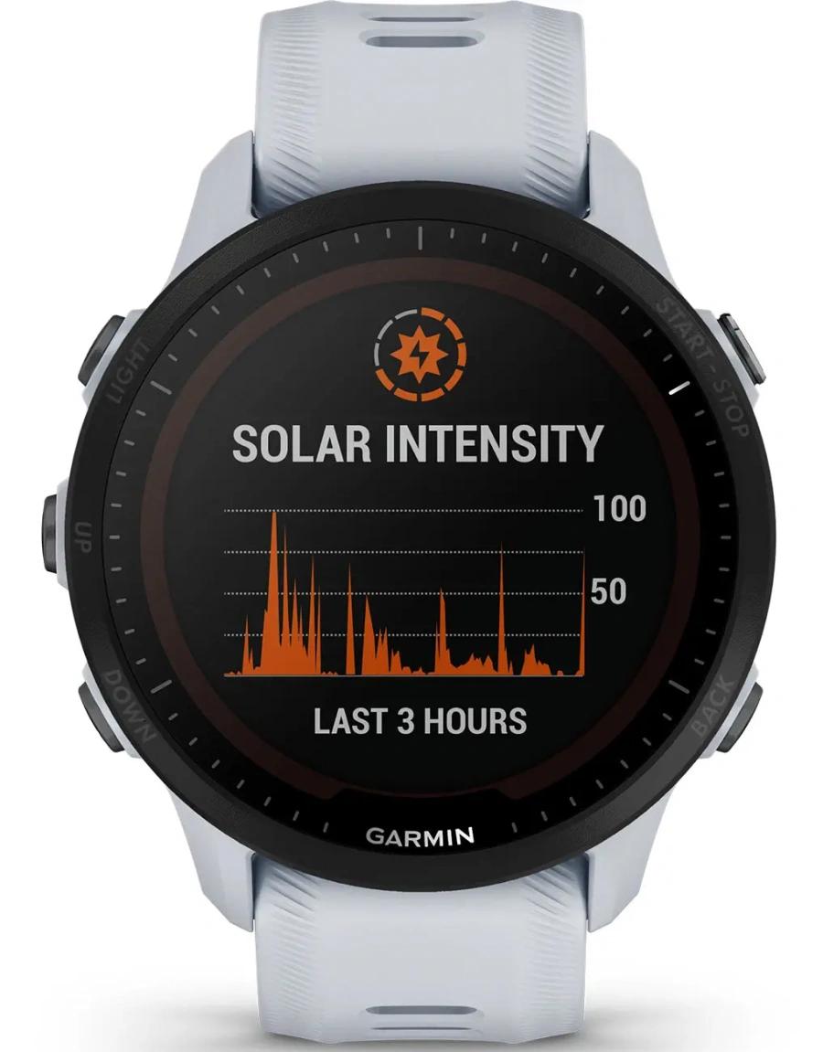 Смарт-годинник Garmin Forerunner 955 Solar Whitestone (010-02638-01/21)