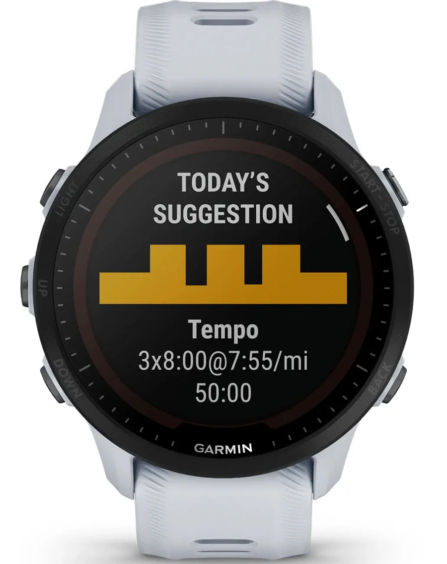 Смарт-годинник Garmin Forerunner 955 Solar Whitestone (010-02638-01/21)