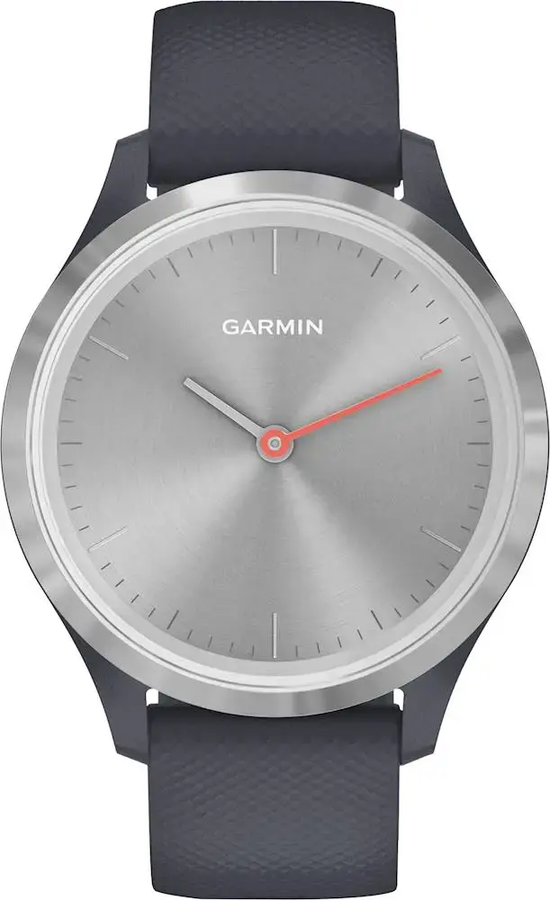 Смарт-часы Garmin Vivomove 3s Silver Stainless Steel Bezel w. Granite Blue and Silicone B. (010-02238-00)