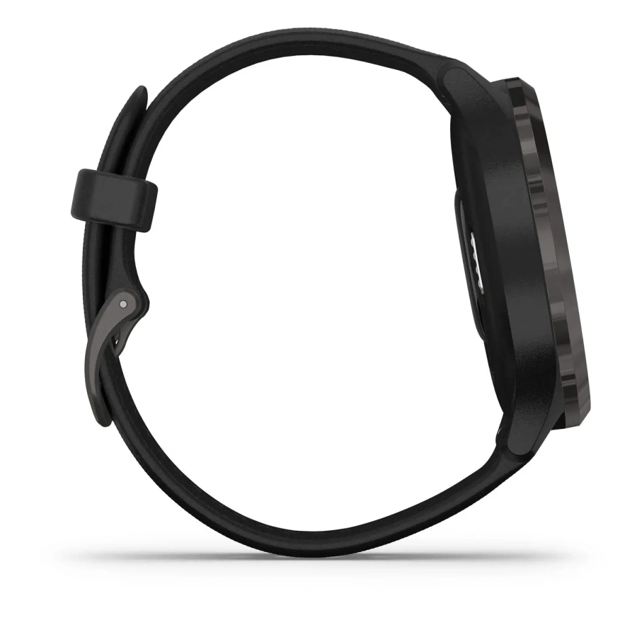 Смарт-годинник Garmin Vivomove 3 Slate Stainless Steel Bezel w. Black and Silicone B. (010-02239-01)