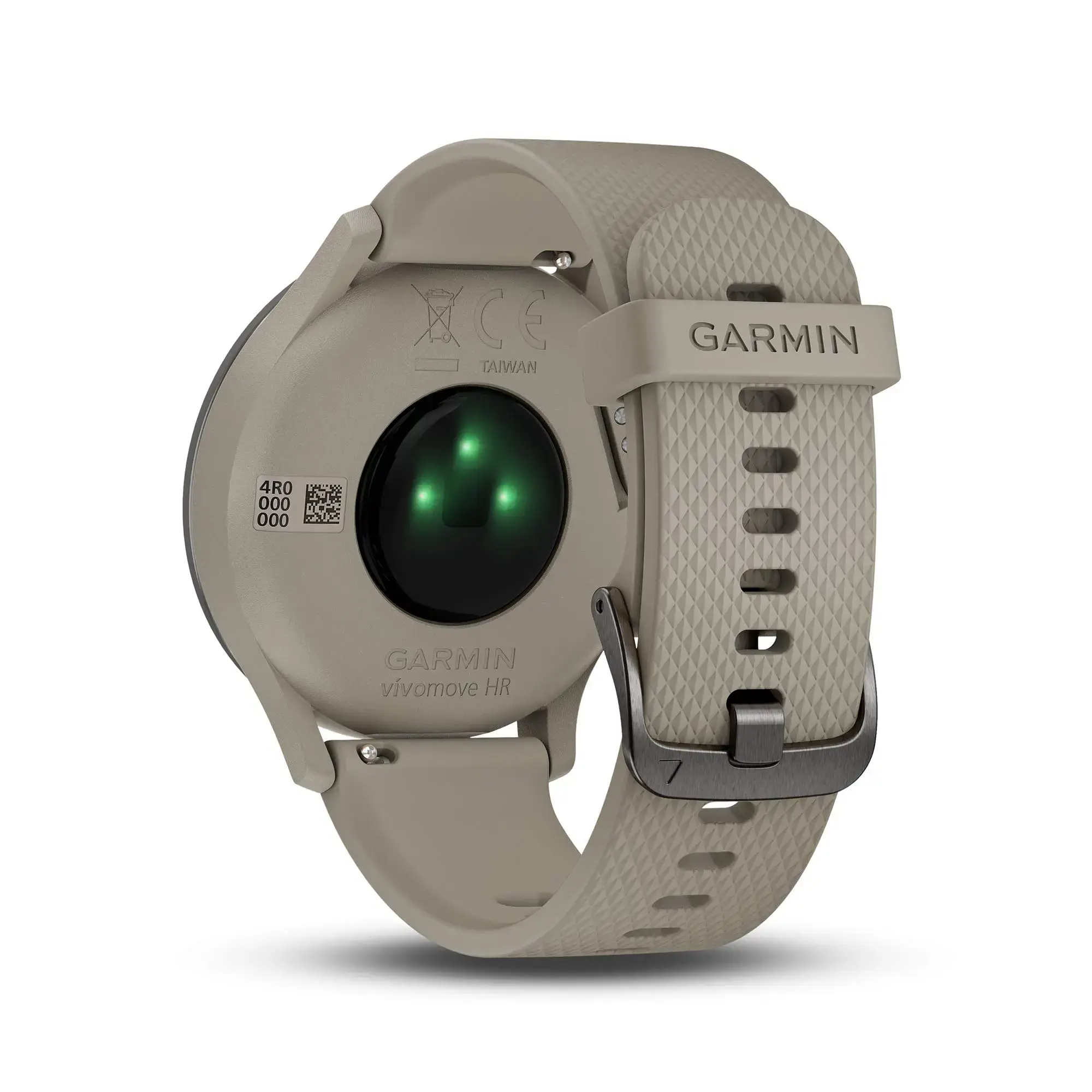 Смарт-годинник Garmin Vivomove HR Sport Black With Sandstone Silicone Band One Size (010-01850-03)