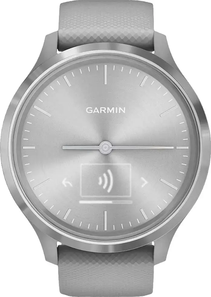 Смарт-часы Garmin Vivomove 3 Sport Grey-Silver Silicone (010-02239-20)
