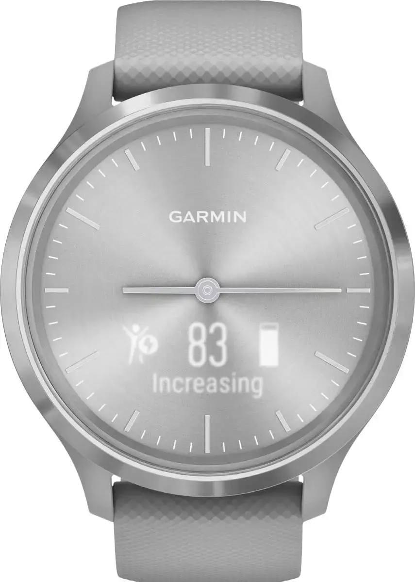 Смарт-часы Garmin Vivomove 3 Sport Grey-Silver Silicone (010-02239-20)