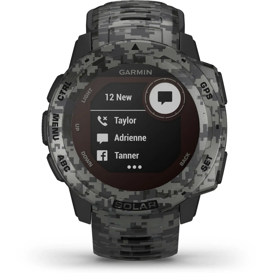 Смарт-годинник Garmin Instinct Solar Graphite Camo (010-02293-05)