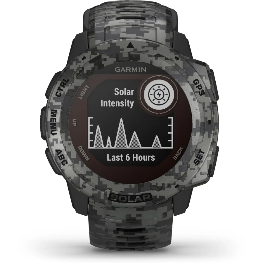 Смарт-годинник Garmin Instinct Solar Graphite Camo (010-02293-05)