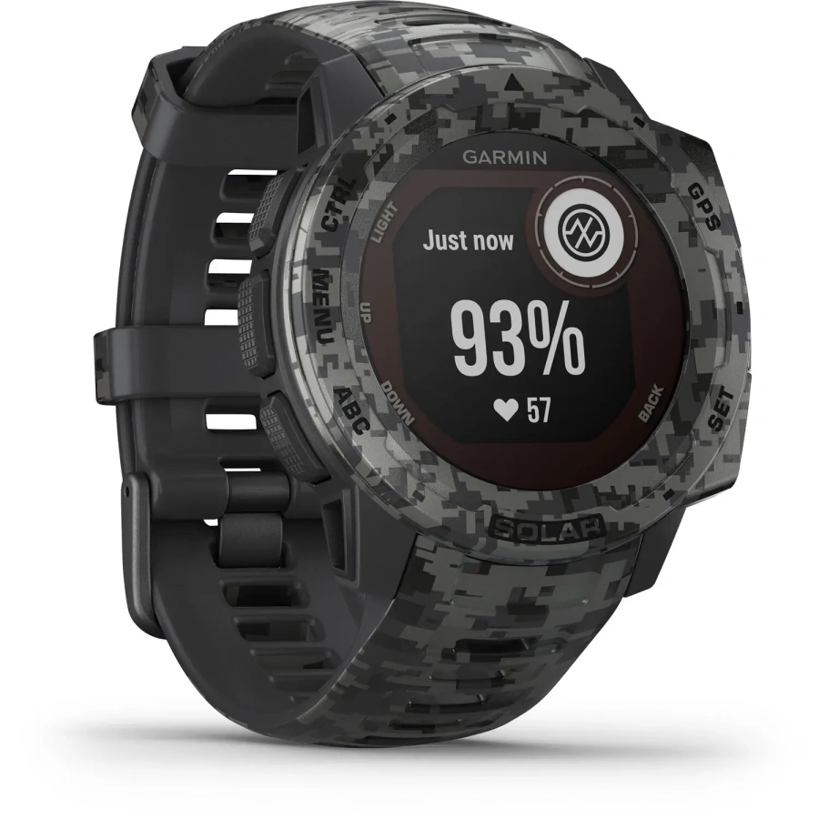 Смарт-годинник Garmin Instinct Solar Graphite Camo (010-02293-05)