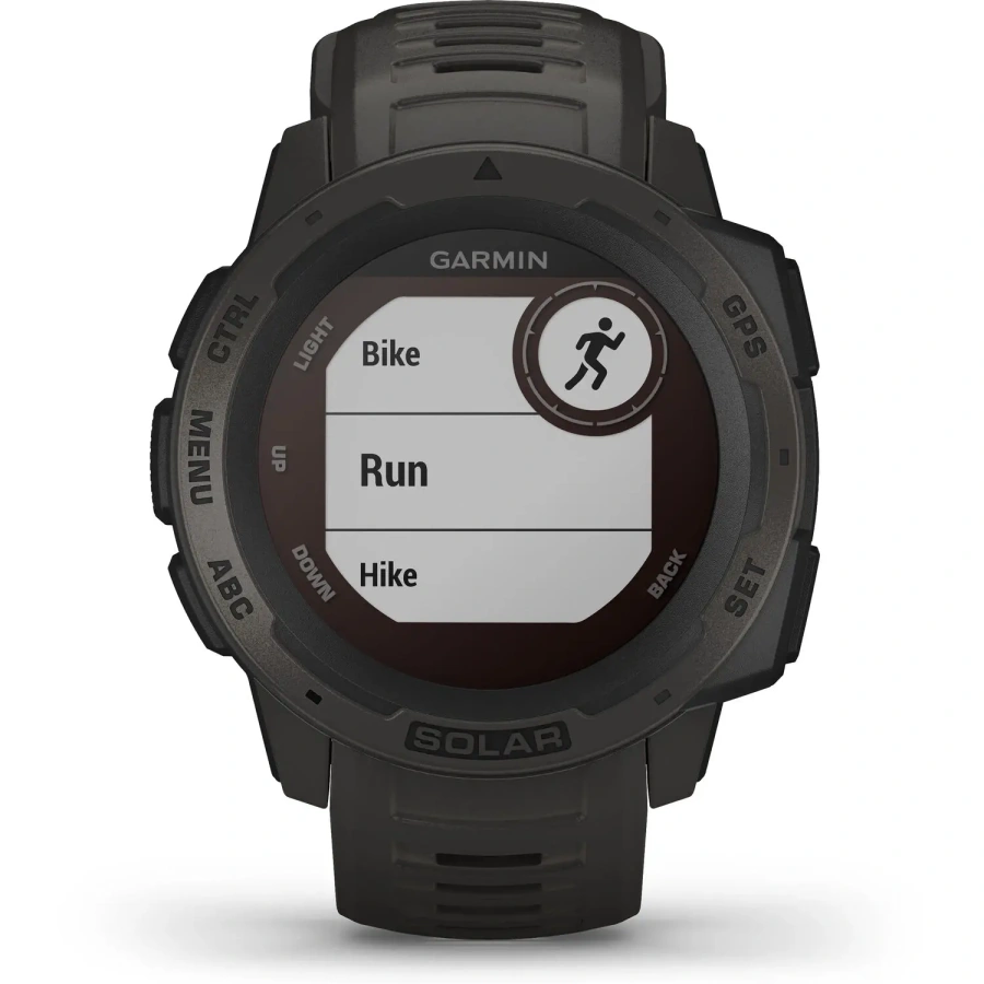 Смарт-годинник Garmin Instinct Solar Graphite (010-02293-00)
