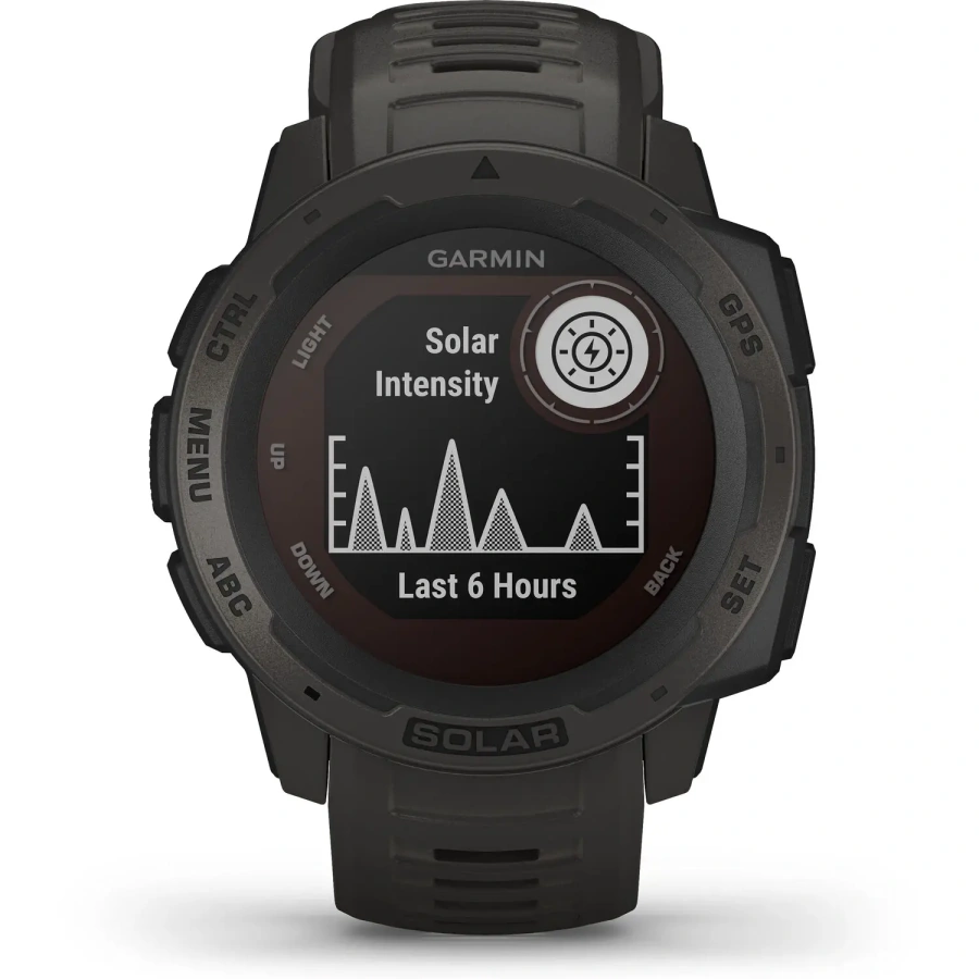 Смарт-годинник Garmin Instinct Solar Graphite (010-02293-00)