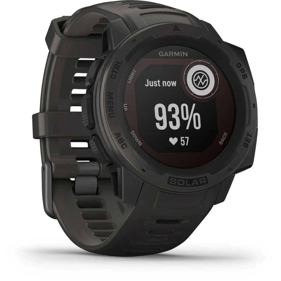 Смарт-годинник Garmin Instinct Solar Graphite (010-02293-00)