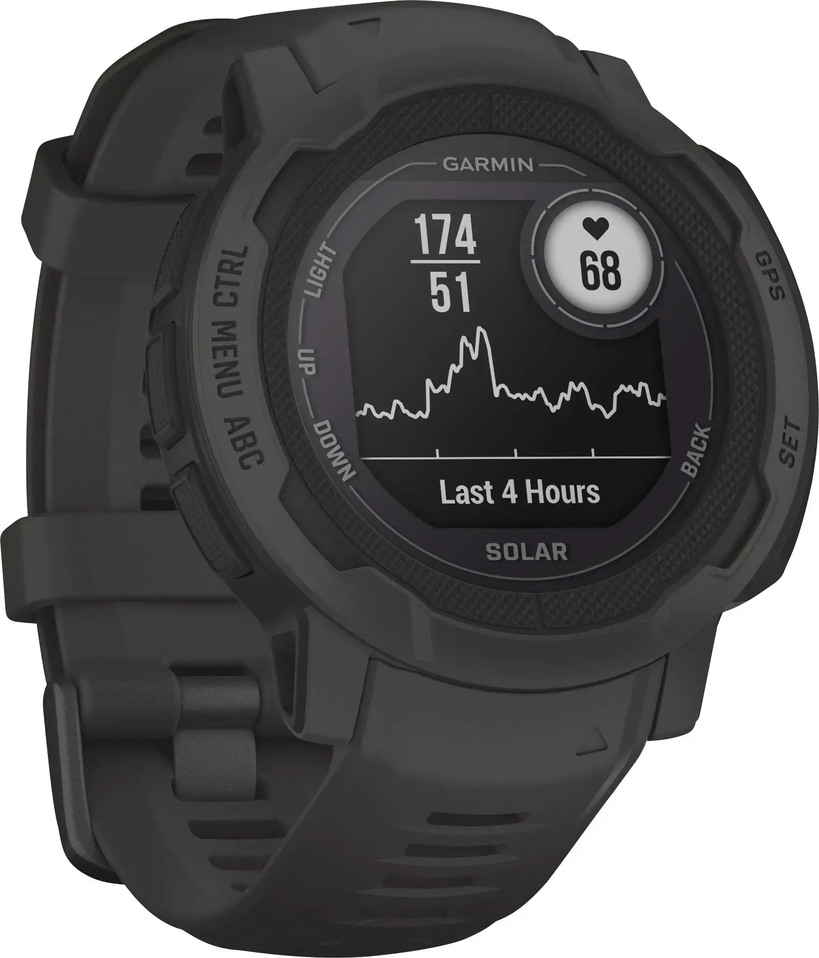 Смарт-часы Garmin Instinct 2 Solar Graphite (010-02627-00/10)