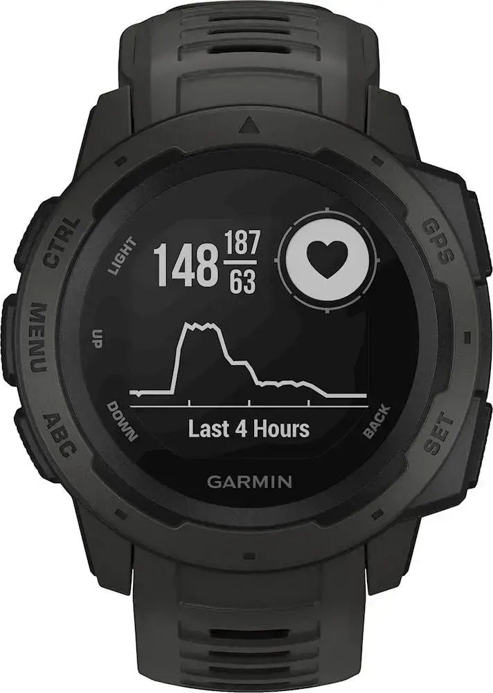 Смарт-годинник Garmin Instinct Graphite (010-02064-00)
