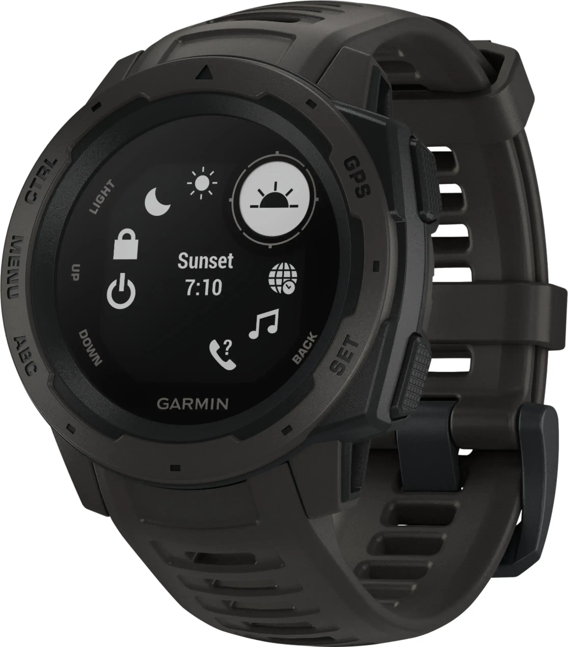 Смарт-годинник Garmin Instinct Graphite (010-02064-00)