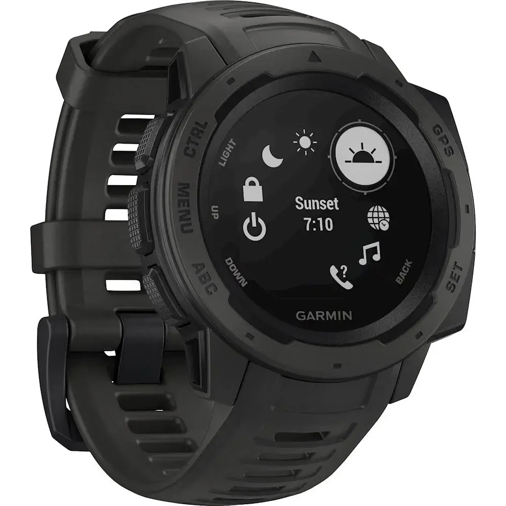 Смарт-годинник Garmin Instinct Graphite (010-02064-00)