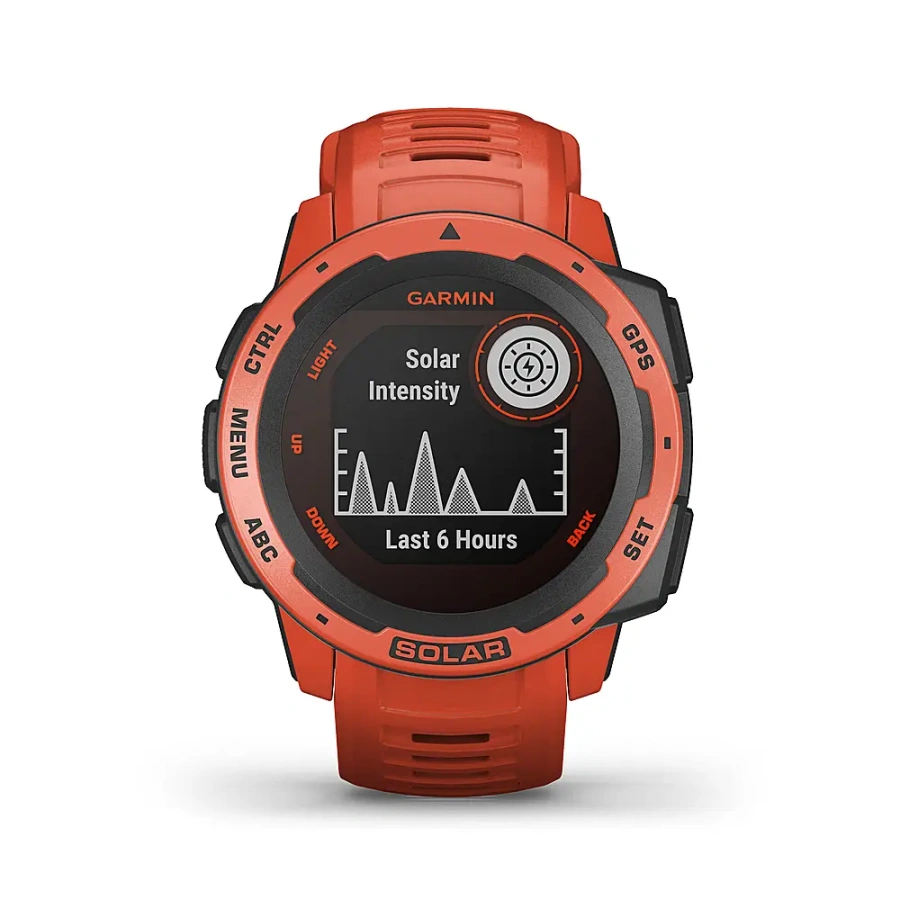 Смарт-часы Garmin Instinct Solar Flame Red (010-02293-20)