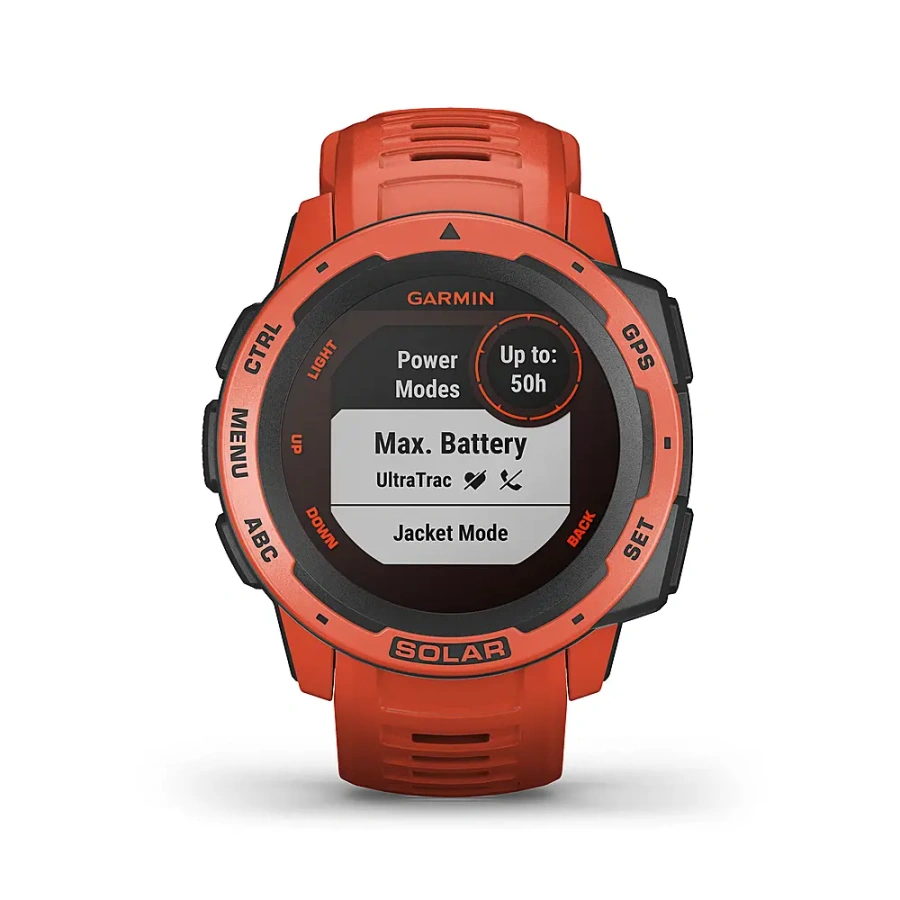 Смарт-часы Garmin Instinct Solar Flame Red (010-02293-20)
