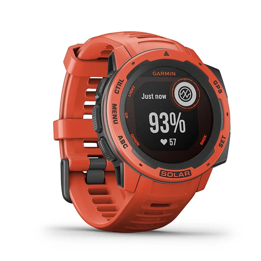 Смарт-часы Garmin Instinct Solar Flame Red (010-02293-20)