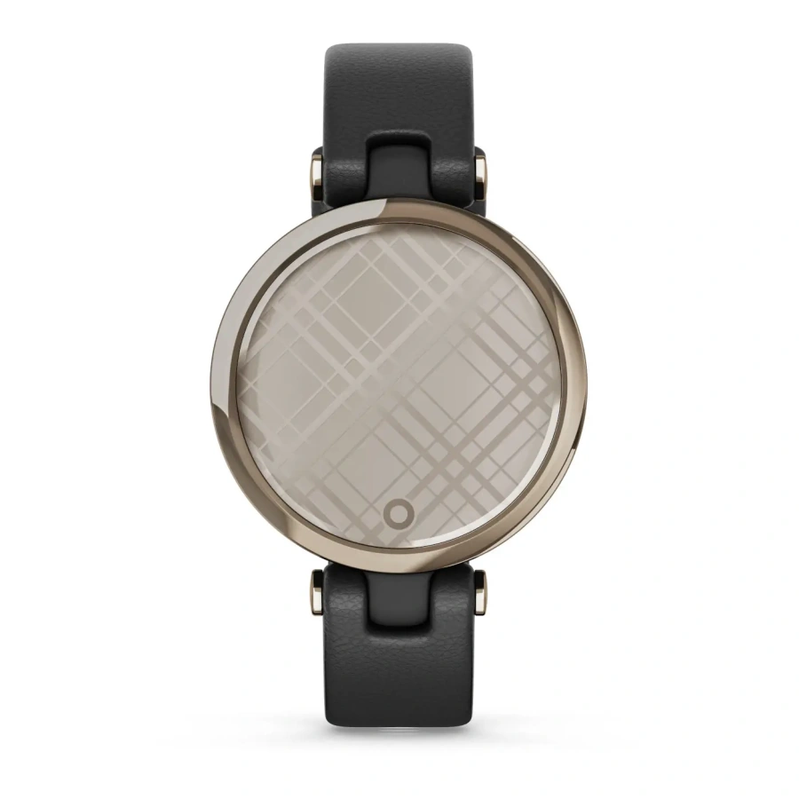 Смарт-годинник Garmin Lily Cream Gold Bezel with Black Case and Italian Leather Band (010-02384-B1)