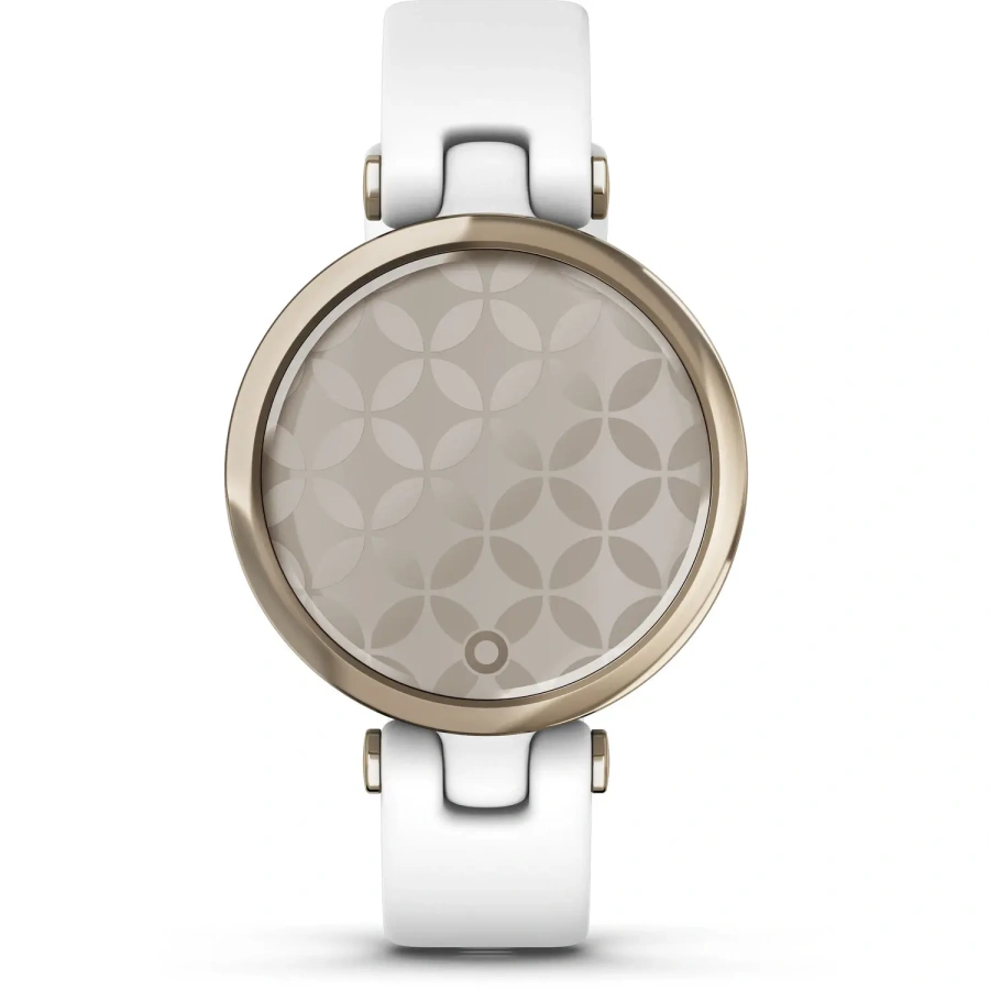 Смарт-годинник Garmin Lily Cream Gold Bezel with White Case and Silicone Band (010-02384-10)