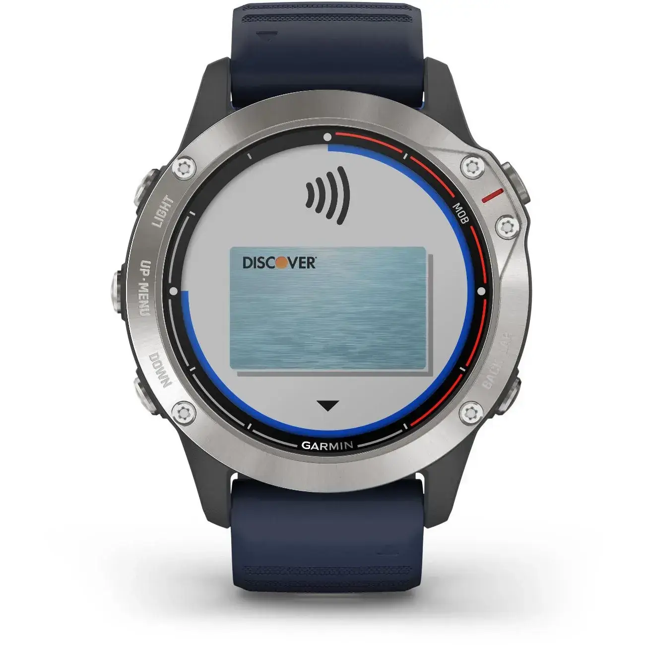 Смарт-часы Garmin Quatix 6 Gray with Captain Blue Band (010-02158-90)