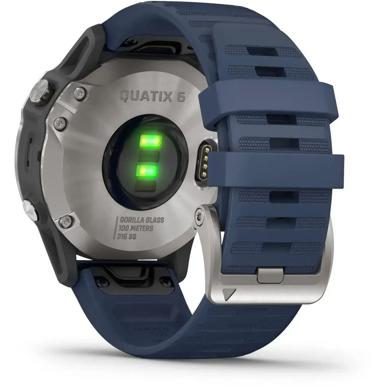 Смарт-часы Garmin Quatix 6 Gray with Captain Blue Band (010-02158-90)