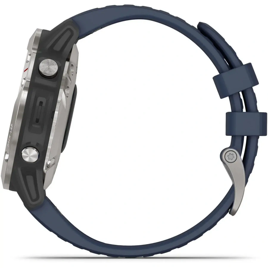 Смарт-годинник Garmin Quatix 6 Gray with Captain Blue Band (010-02158-90)