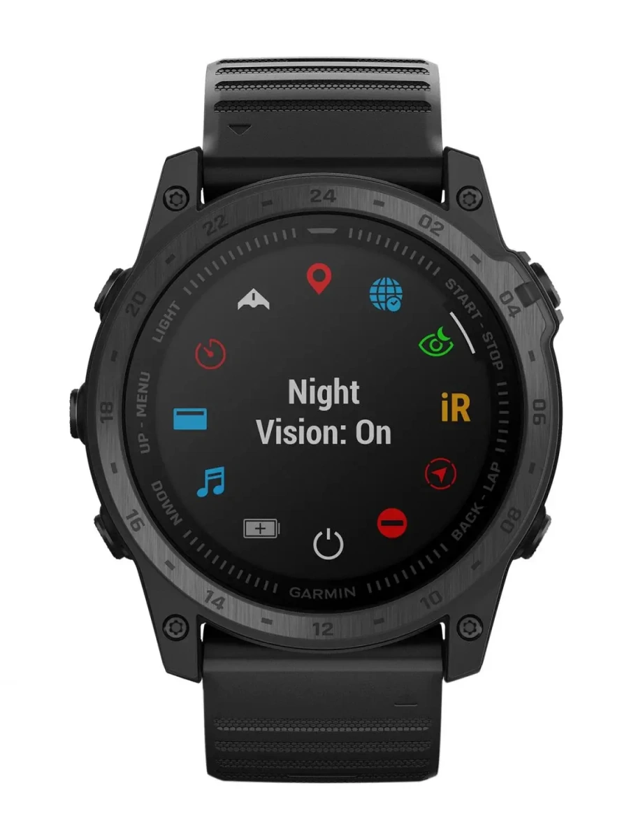 Смарт-годинник Garmin Tactix 7 – Standard Edition Premium Tactical GPS Watch with Silicone Band (010-02704-00/01)