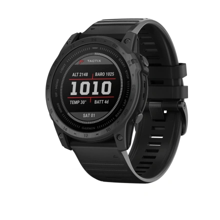 Смарт-годинник Garmin Tactix 7 – Standard Edition Premium Tactical GPS Watch with Silicone Band (010-02704-00/01)