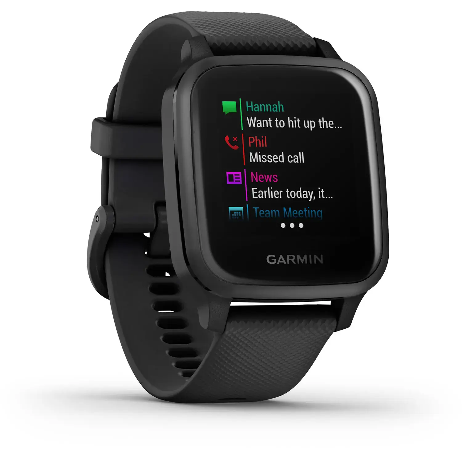 Смарт-годинник Garmin Venu Sq Music Edition Black/Slate (010-02426-10)