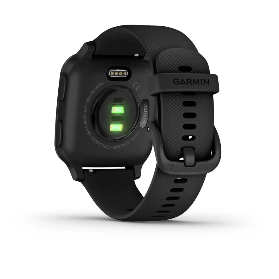 Смарт-годинник Garmin Venu Sq Music Edition Black/Slate (010-02426-10)