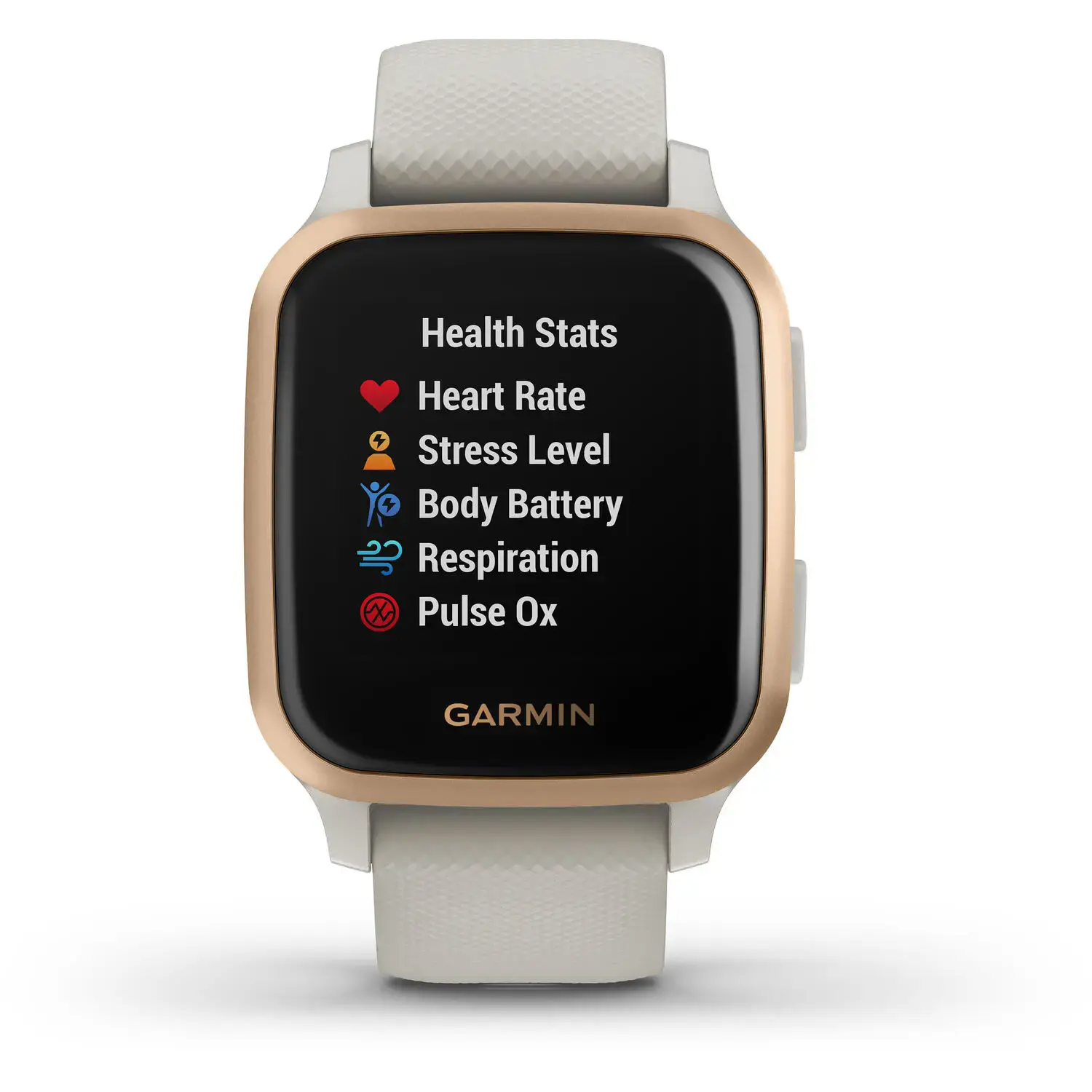 Смарт-часы Garmin Venu Sq Music Edition Light Sand/Rose Gold (010-02426-11)