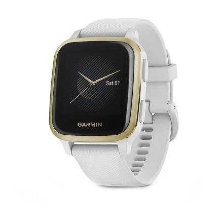 Смарт-годинник Garmin Venu Sq White/Light Gold (010-02427-11)