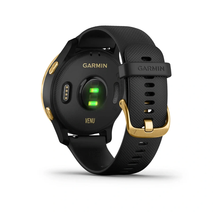 Смарт-годинник Garmin Venu Black/Gold (010-02173-33)