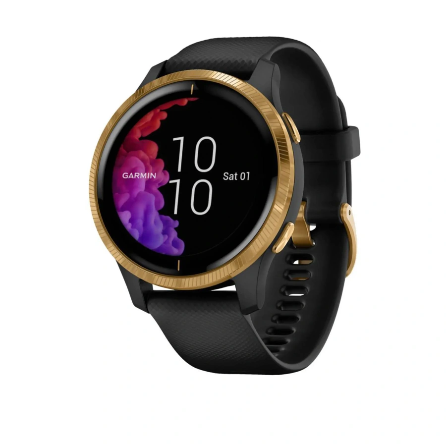Смарт-годинник Garmin Venu Black/Gold (010-02173-33)