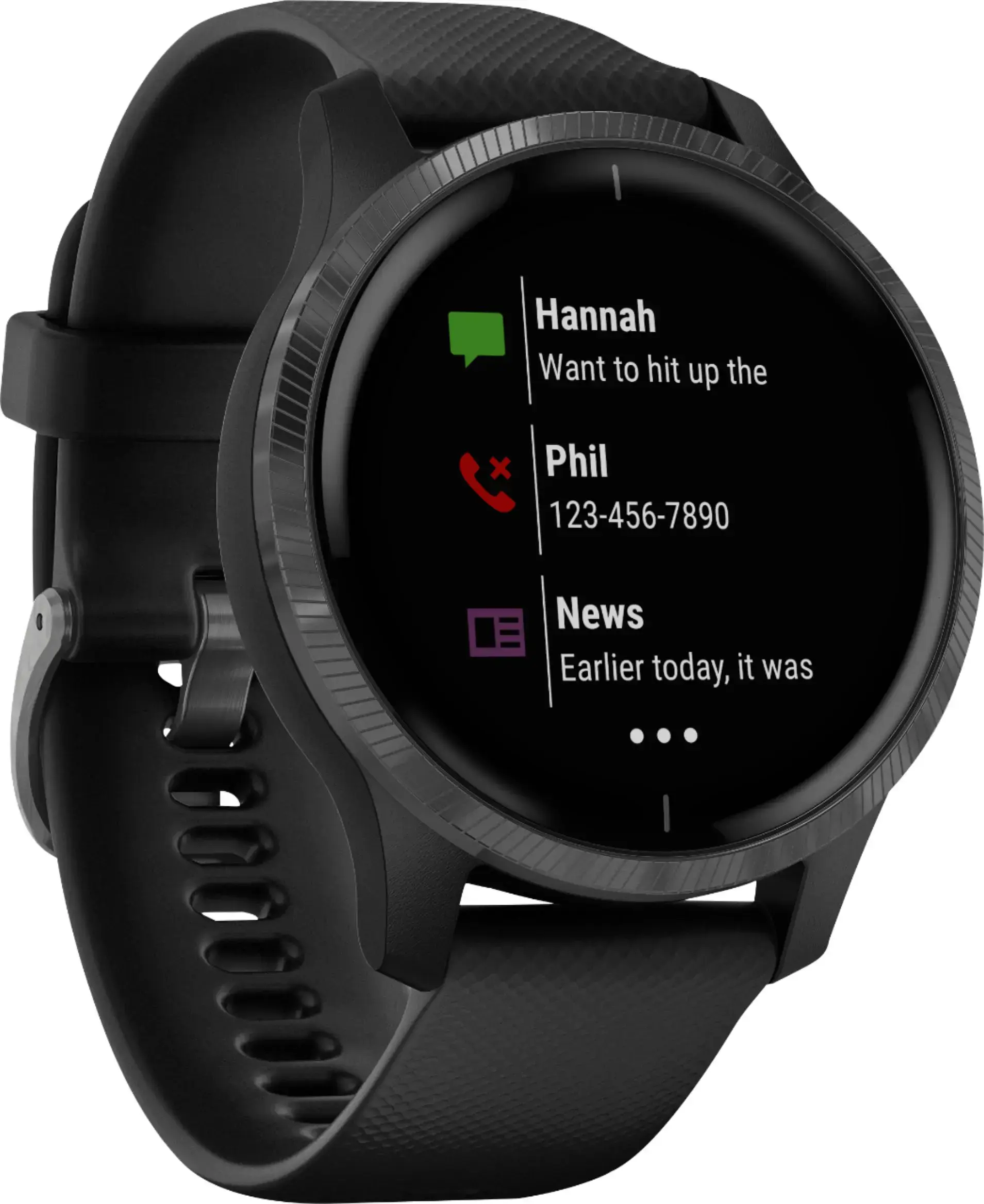 Смарт-годинник Garmin Venu Black/Slate (010-02173-13)