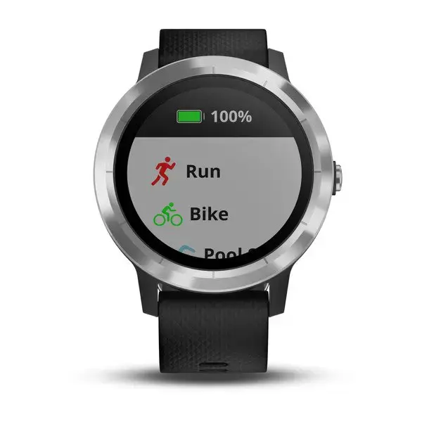 Смарт-часы Garmin Vivoactive 3 Black with Stainless (010-01769-01)