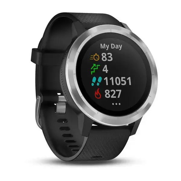 Смарт-часы Garmin Vivoactive 3 Black with Stainless (010-01769-01)