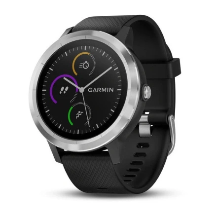 Смарт-часы Garmin Vivoactive 3 Black with Stainless (010-01769-01)