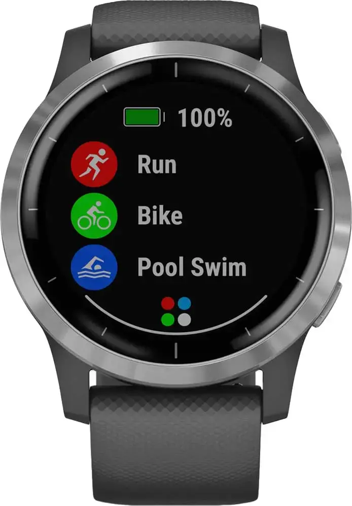Смарт-часы Garmin Vivoactive 4 Shadow Gray/Silver (010-02174-03)