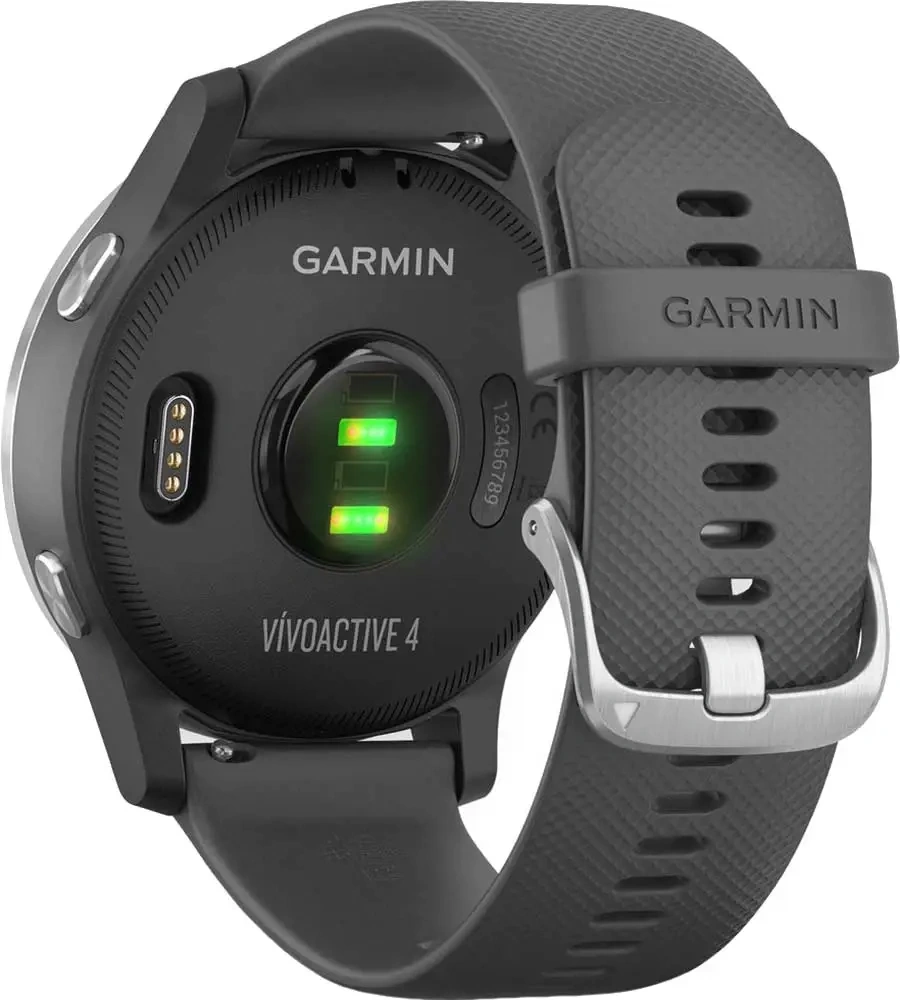 Смарт-годинник Garmin Vivoactive 4 Shadow Gray/Silver (010-02174-03)